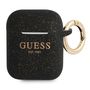 Guess GUA2SGGEK AirPods cover black/black Silicone Glitter, Guess 3666339010263 3666339010263