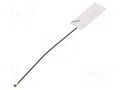 Antenna; GSM,LTE; 1.76dBi; linear; 824÷960MHz,1710÷2170MHz; U.FL MOLEX 2125700100