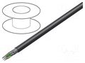 Wire; ETHERLINE® TRAIN,SF/UTP; 4x2x24AWG; 5e; stranded; Cu; black LAPP ETH-TRAIN-2170907