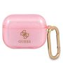 Guess GUAPUCG4GP AirPods Pro cover pink/pink Glitter Collection, Guess 3666339009946 3666339009946