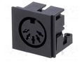 Connector: DIN; socket; female; PIN: 5; 180°; angled 90°; THT CLIFF FC680805