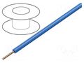 Wire; TDY; wire; Cu; PVC; blue; 150V; Package: 500m; Øcore: 0.5mm TECHNOKABEL TDY-1X0.5-BL