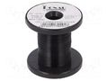 Silver plated copper wires; 0.15mm; black; Cu,silver plated DONAU ELEKTRONIK D-LD15-1