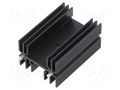 Heatsink: extruded; H; TO218,TO220,TOP3; black; L: 50mm; W: 35mm ALUTRONIC PR31/50/SE