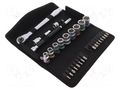 Wrench-set; socket spanner; Mounting: 3/8"; Zyklop; 29pcs. WERA WERA.05004048001