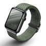 Uniq Aspen Braided strap for Apple Watch 1/2/3/4/5/6/7/8/SE/SE2 40/38/41mm - green, UNIQ 8886463676370