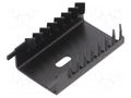 Heatsink: moulded; TO220; black; L: 12.7mm; W: 30mm; H: 45mm; 13K/W ALUTRONIC FI307/SE
