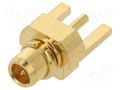 Connector: MMCX; socket; female; 50Ω; PTFE; gold-plated ADAM TECH RF1225AT0050G