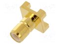 Connector: SMB; socket; female; straight; SMT; on PCBs; PTFE ADAM TECH RF315T0050G
