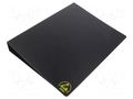 Binder; ESD; A4; 75mm; Application: for storing documents; black STATICTEC PRT-STS1128