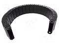 Cable chain; 2480; Bend.rad: 100mm; L: 1012mm; Int.height: 25mm IGUS 2480.05.100.0