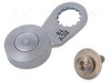 Driving head; lever R 34,4mm, metallic roller 19mm TELEMECANIQUE SENSORS ZCY19