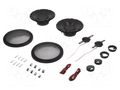 Car loudspeakers set; two-way,tweeter,woofer; 165mm; 120W; 4Ω CL ITALIA CL-018165SET