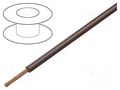 Wire; FLYW; 1x1.5mm2; stranded; Cu; PVC; brown; 60V; 2.7÷3mm BQ CABLE FLYW1.50-BR/1