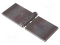 Hinge; Width: 160mm; steel; H: 60mm; without coating,for welding ELESA+GANTER GN1366ST160-60A-BL