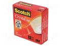 Adhesive tape; transparent; W: 19mm; L: 33m 3M SCOTCH-CRYSTAL-600