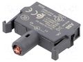Illuminating unit; 22mm; Illumin: LED; front; 110÷130VAC; red ABB MLBL-04R