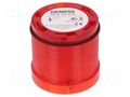 Module: light signaller; red; LED; 24VDC; 24VAC; IP65; Ø70x65.5mm SIEMENS 8WD4420-0CB