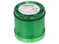 Module: light signaller; green; LED; 24VDC; 24VAC; IP65; Ø70x65.5mm SIEMENS 8WD4420-5BC