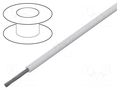 Wire; TLYc; stranded; Cu; 0.22mm2; PVC; white; 150V; 500m; Class: 5 TECHNOKABEL TLY-0.22C-WH