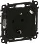 2P + E USB type C mixed socket outlet Valena Life Legrand 756335 (black) LEGRAND756335