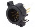 Connector: XLR; socket; male; PIN: 5; straight; THT; black; 3A NEUTRIK NTR-NC5MAV