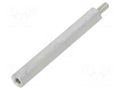 Screwed spacer sleeve; 40mm; Int.thread: M2,5; Ext.thread: M2,5 DREMEC TFM-M2.5X40/DR222