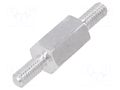 Screwed spacer sleeve; 8mm; Ext.thread: M2,5; hexagonal DREMEC TMM-M2.5X8/DR432