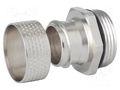 Straight terminal connector; Thread: metric,outside; brass; IP54 HUMMEL HUMMEL-1570256050