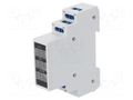 Module: voltage indicator; 3x80÷500VAC; IP20; Display: LED SPAMEL SPMV-3