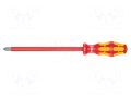 Screwdriver: insulated; Phillips; PH4; Blade length: 200mm; 1kVAC WERA WERA.1162/PH4/312