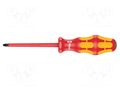 Screwdriver: insulated; Torx®; TX25; Blade length: 100mm; 1kVAC WERA WERA.05006176001