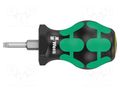 Screwdriver; slot; 3,5x0,6mm; STUBBY; Blade length: 24.5mm WERA WERA.05008840001