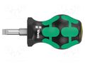 Screwdriver; slot; 5,5x1,0mm; STUBBY; Blade length: 24.5mm WERA WERA.05008842001