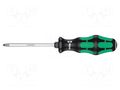 Screwdriver; assisted with a key; Pozidriv®; PZ2 WERA WERA.05009342001