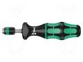 Screwdriver; torque,adjustable; Kraftform-7400; 142mm WERA WERA.05074770001