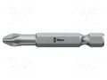 Screwdriver bit; Phillips; PH1; Overall len: 50mm; TORSION WERA WERA.851/4TZ/1