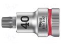 Socket; socket spanner,Torx®; Size: TX40; 3/8"; 35mm; Zyklop WERA WERA.05003068001