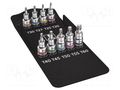 Wrench-set; socket spanner; Torx®; Chrom-vanadium steel; 1/2" WERA WERA.05004202001