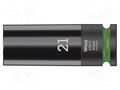 Socket; 6-angles,socket spanner,impact; HEX 21mm; 1/2" WERA WERA.05004592001