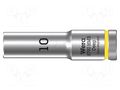 Socket; 6-angles,socket spanner; HEX 10mm; 3/8"; 8790 HMB Deep WERA WERA.05004532001