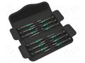 Kit: screwdrivers; precision; hex key,Phillips,slot,Torx®; case WERA WERA.MS12SB1