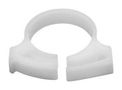 SNAPPER HOSE CLAMP,, POLYACETAL, WHITE, 21.26MM, PK100 SNP1610C2