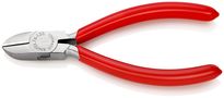 KNIPEX 76 03 125 Diagonal Cutter for electromechanics plastic coated chrome-plated 125 mm 76 03 125 4003773048923