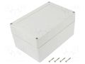 Enclosure: multipurpose; X: 120mm; Y: 180mm; Z: 90mm; ZP; light grey KRADEX ZP18012090SJ-PC