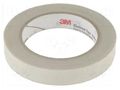 Tape: electrical insulating; W: 19mm; L: 33m; Thk: 0.177mm; white 3M 3M-69-19