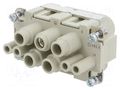 Connector: HDC; contact insert; female; 16A,63A; 250V,690V HARTING 09380082701