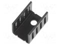Heatsink: extruded; U; TO220; black; L: 19.1mm; W: 13mm; H: 12.7mm Wakefield Thermal 274-2AB