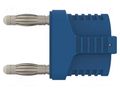 Connector: 4mm banana; stackable safety shunt; 12A; 33VAC; 70VDC SCHÜTZINGER KURZ194IGMBNI-BL