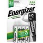 Rechargeable Battery HR03 (AAA) 1.2V 500mAh Ni-Mh ENERGIZER 4pcs blister HR03/500/ENE-BL4 7638900424256